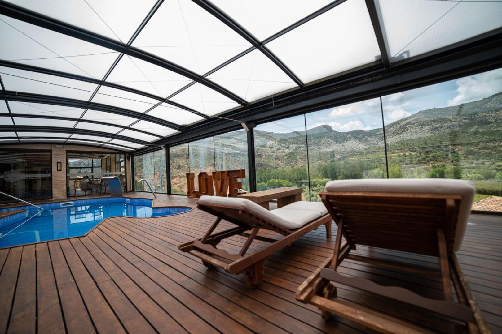 Hotel Spa Don Inigo De Aragon Лас-Куэвас-де-Каньярт Экстерьер фото